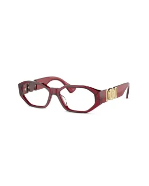 Versace Eyewear メデューサ・プレート・オプティカルグラス レッド - サムネイル2
