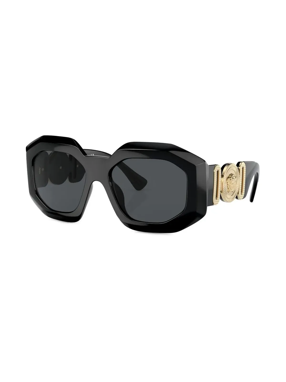 Versace Eyewear メデューサ・プレーク ジオメトリック サングラス - 画像2