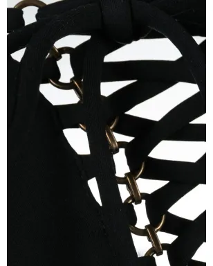Saint Laurent サハリエンヌ レースアップ水着 - サムネイル3