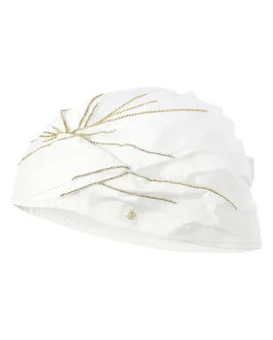 Maison Michel Carrie chains turban - White - サムネイル1