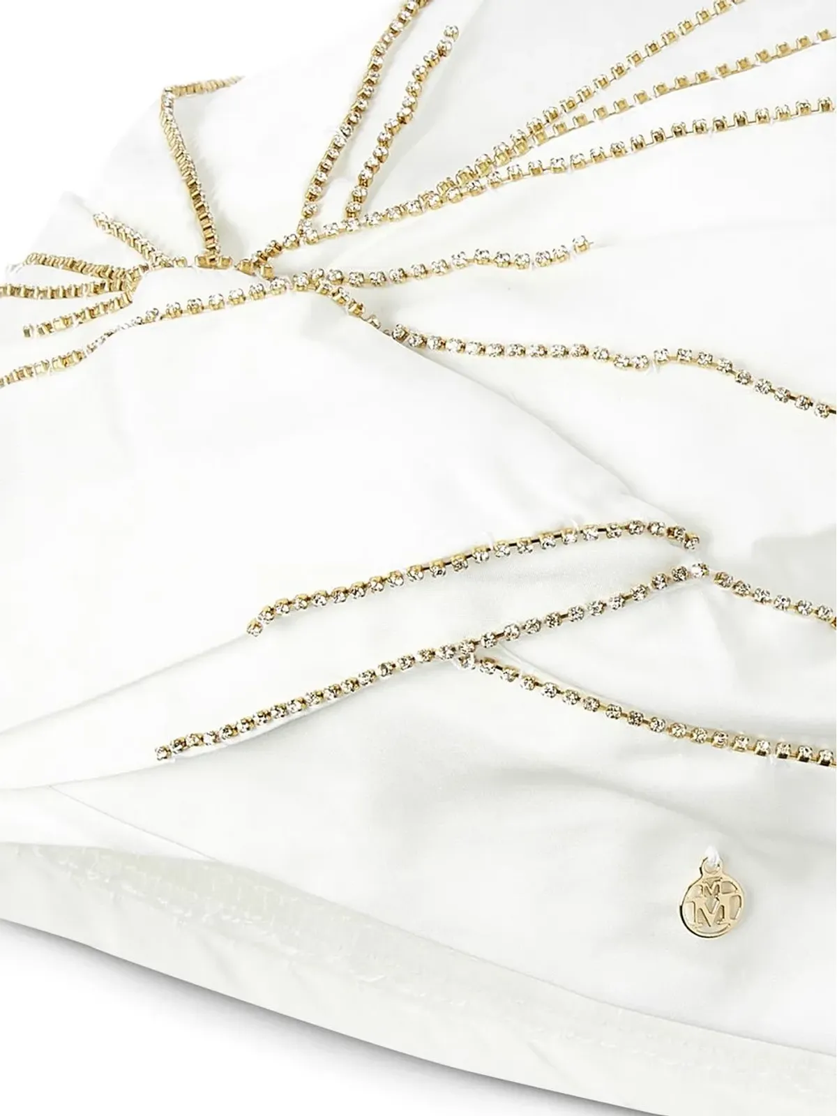 Maison Michel Carrie chains turban - White - 画像2
