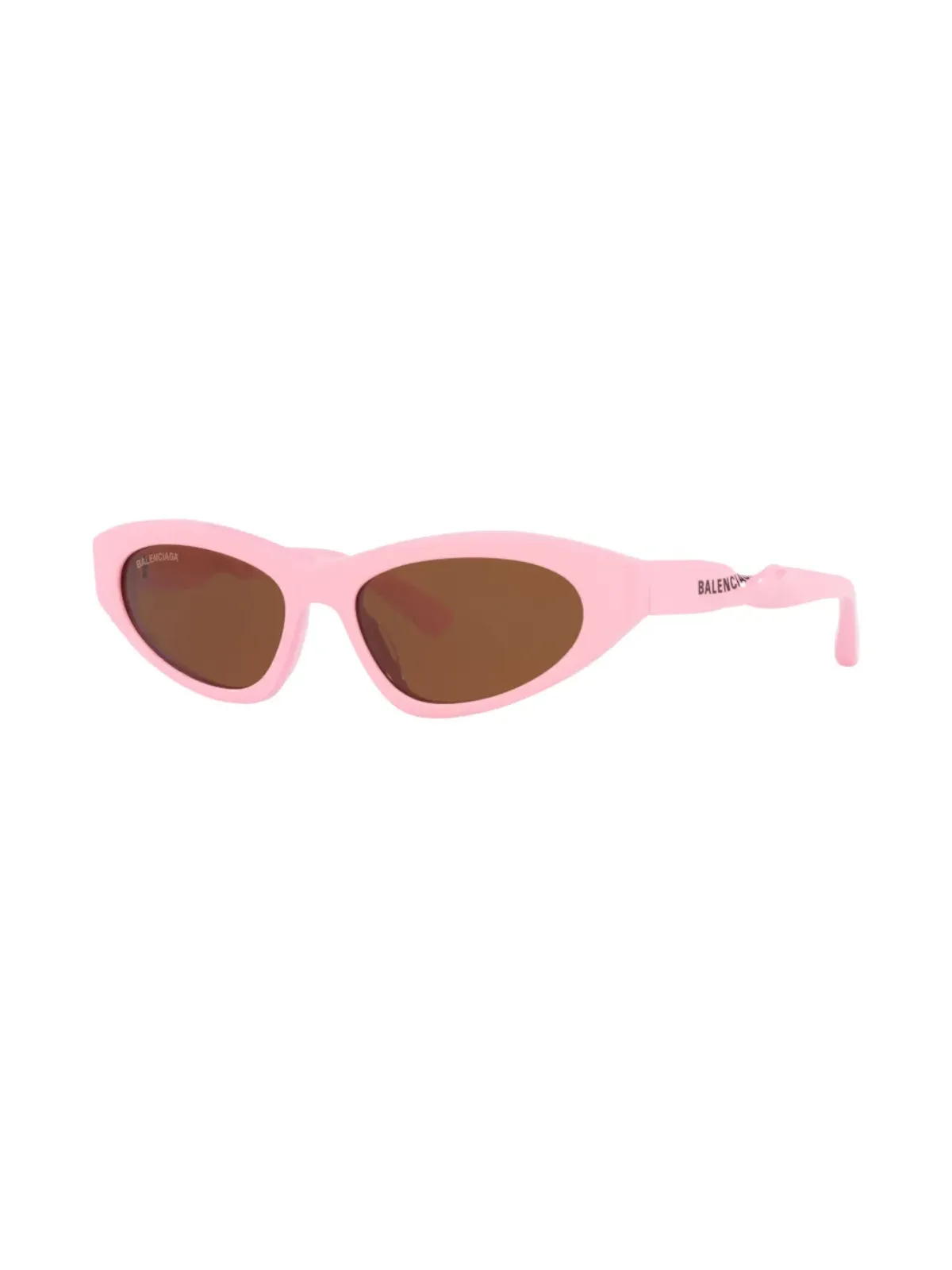 Balenciaga Eyewear ツイストアーム キャットアイ サングラス ピンク - 画像2
