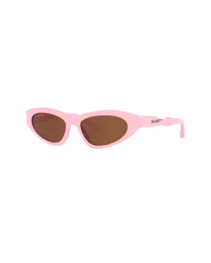 Balenciaga Eyewear ツイストアーム キャットアイ サングラス ピンク - サムネイル2