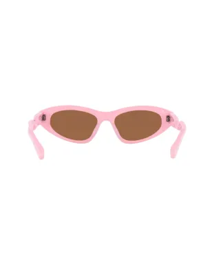 Balenciaga Eyewear ツイストアーム キャットアイ サングラス ピンク - サムネイル4