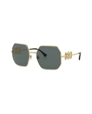 Versace Eyewear メデューサ・プレーク 幾何学フレーム サングラス - サムネイル2