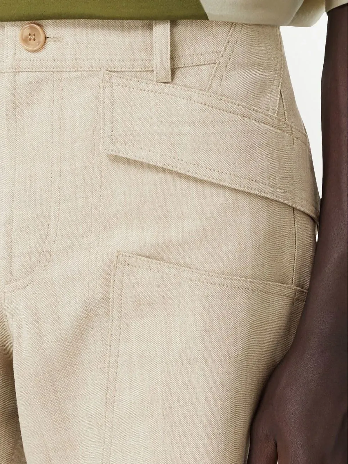 Burberry カフディテール バミューダショーツ - 画像5