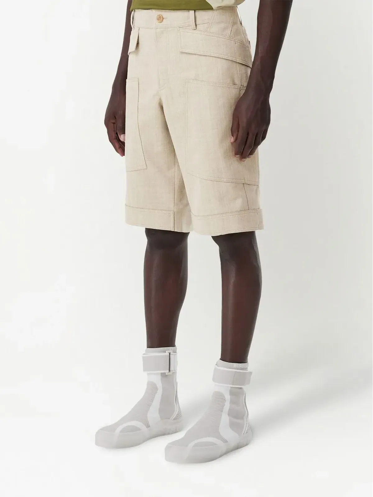 Burberry カフディテール バミューダショーツ - 画像3