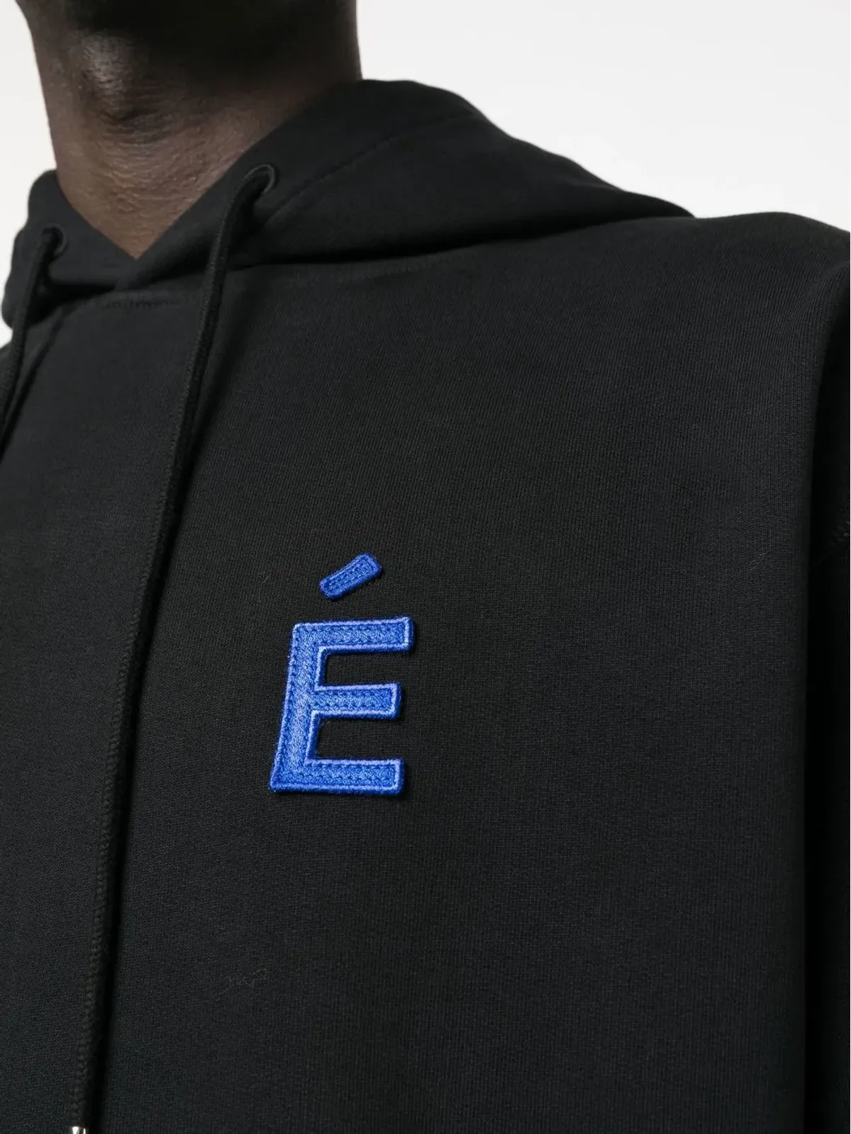 Études Studio National patch organic-cotton hoodie - 画像5