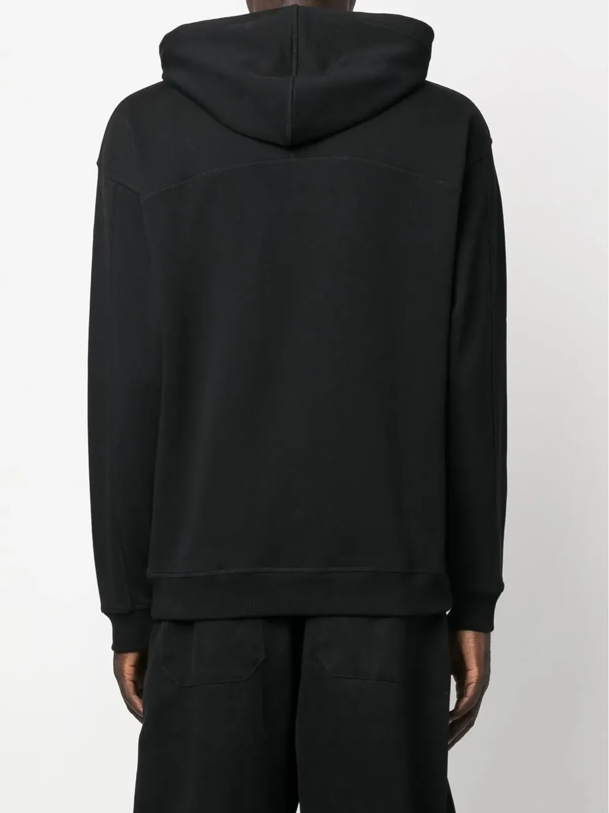 Études Studio National patch organic-cotton hoodie - 画像4