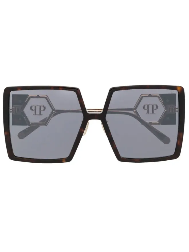 Philipp Plein Eyewear Philipp Plein Eyewear スクエアフレームサングラスの商品画像