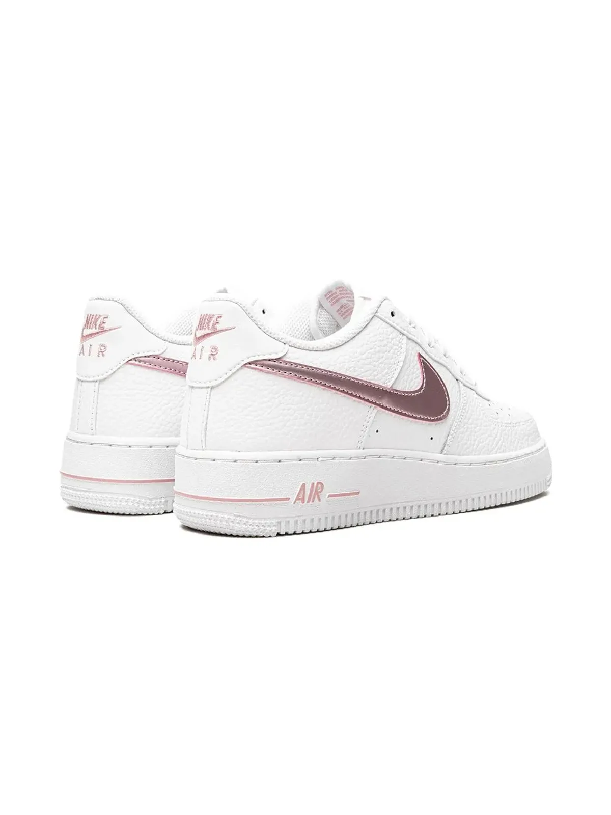 Nike Kids Air Force 1 "White/Pink Glaze" sneakers - 画像3