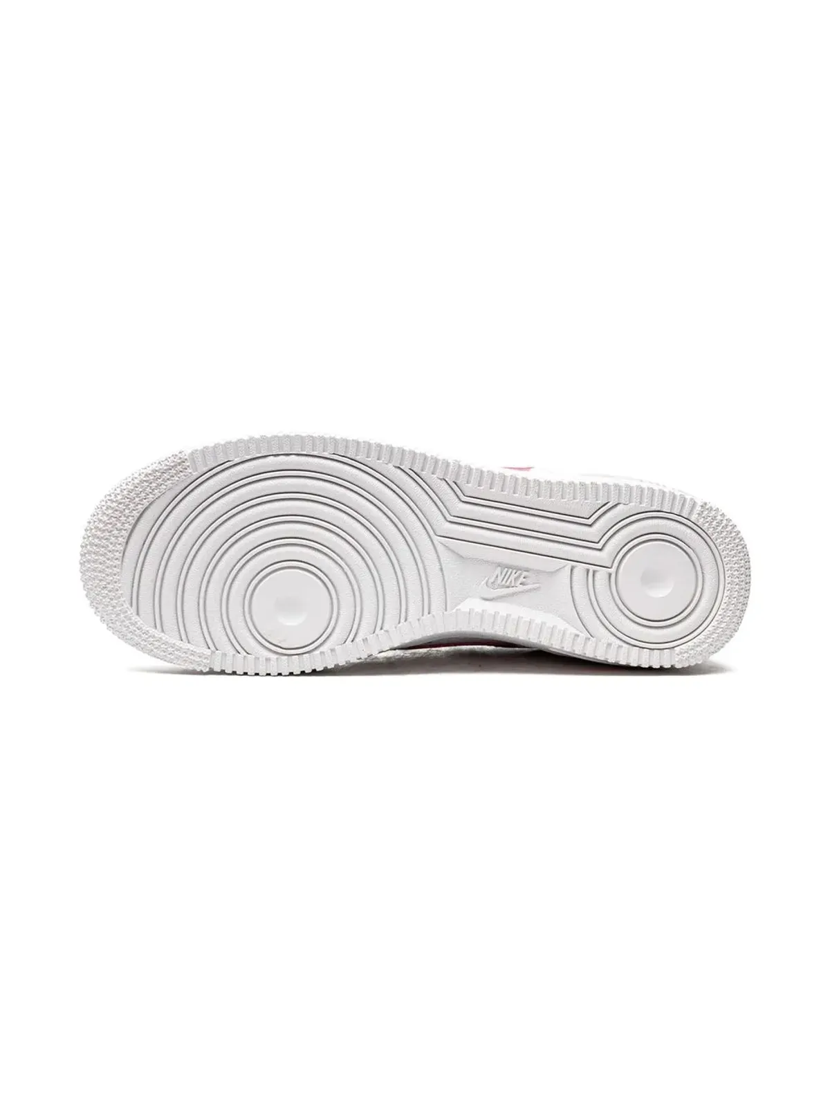 Nike Kids Air Force 1 "White/Pink Glaze" sneakers - 画像4