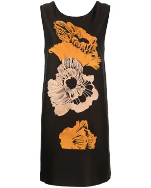 Ferragamo 刺繍花柄ディテールドレス - サムネイル1
