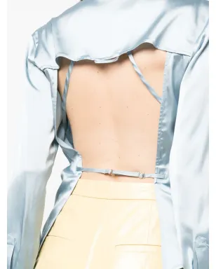 Jacquemus La Chemise Mentalo シャツ ブルー - サムネイル5