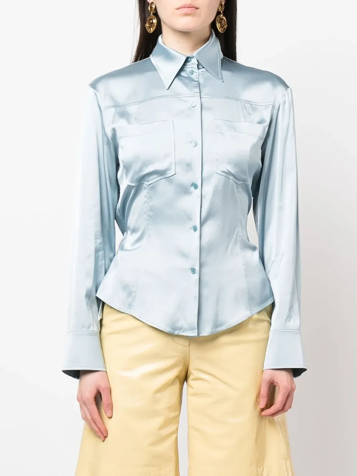 Jacquemus La Chemise Mentalo シャツ ブルー - 画像3