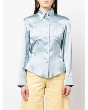 Jacquemus La Chemise Mentalo シャツ ブルー - サムネイル3