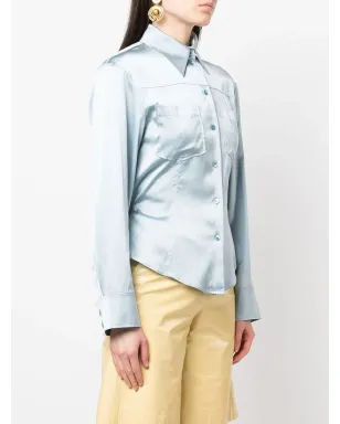 Jacquemus La Chemise Mentalo シャツ ブルー - サムネイル4