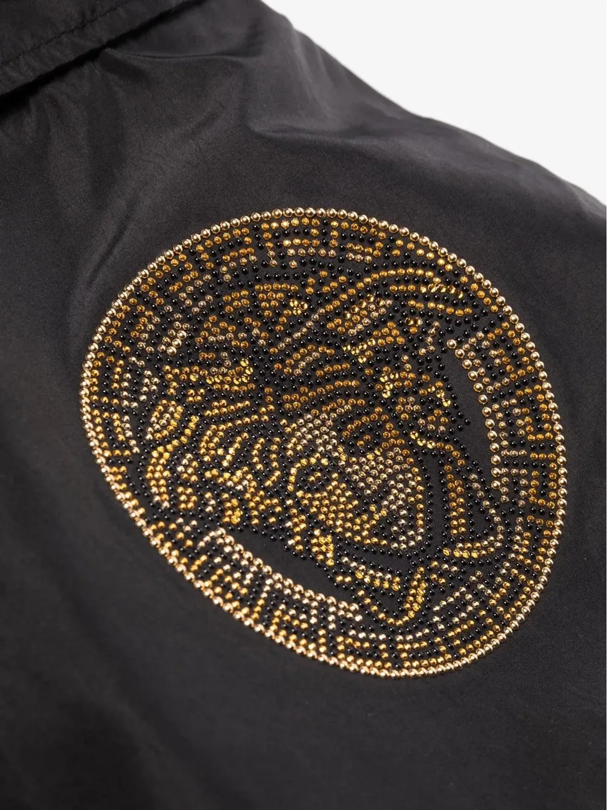Versace クリスタル・メデューサ ペット レインコート - ブラック - 画像3