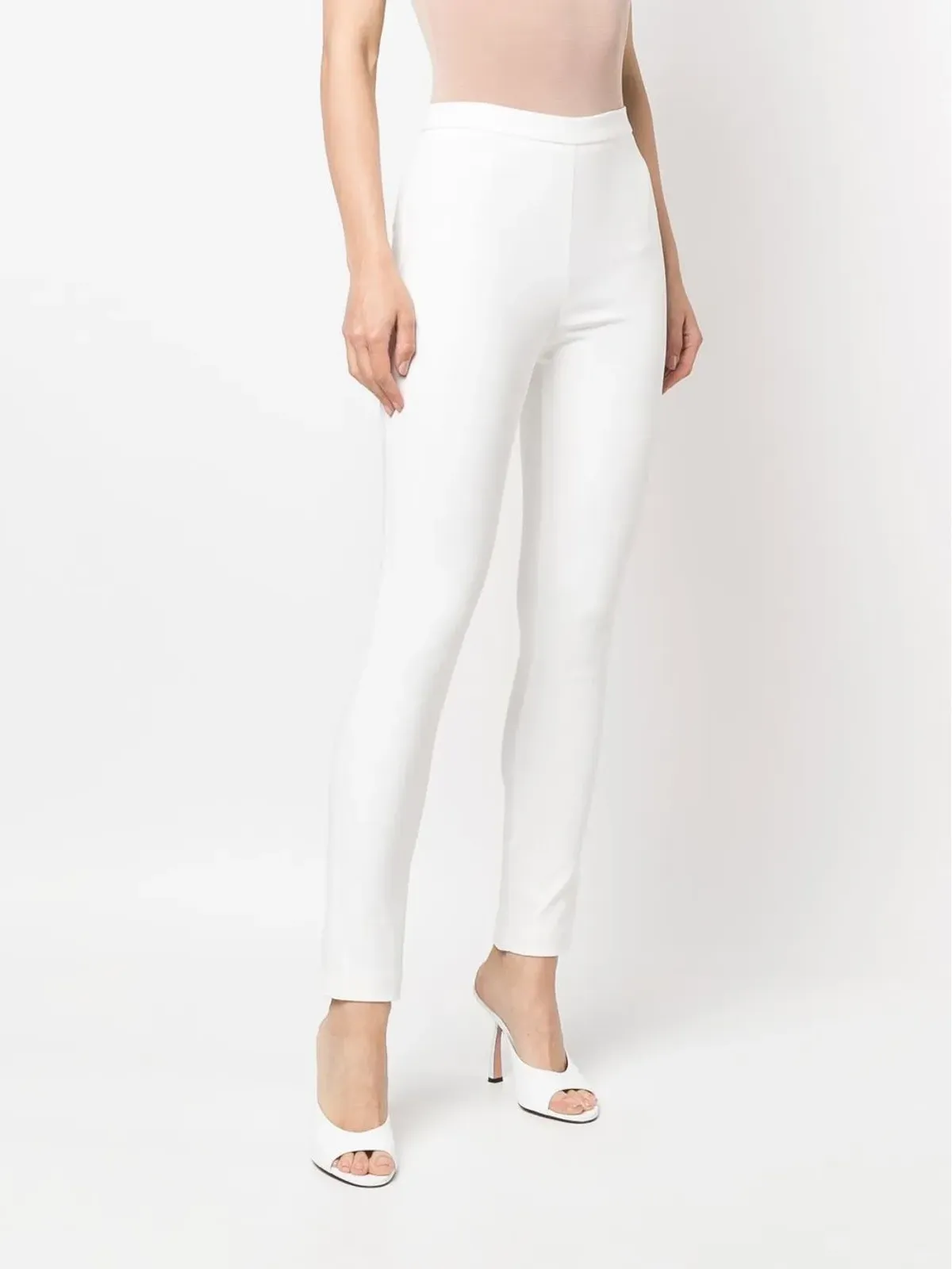 Patrizia Pepe スリムフィットパンツ - White - 画像3