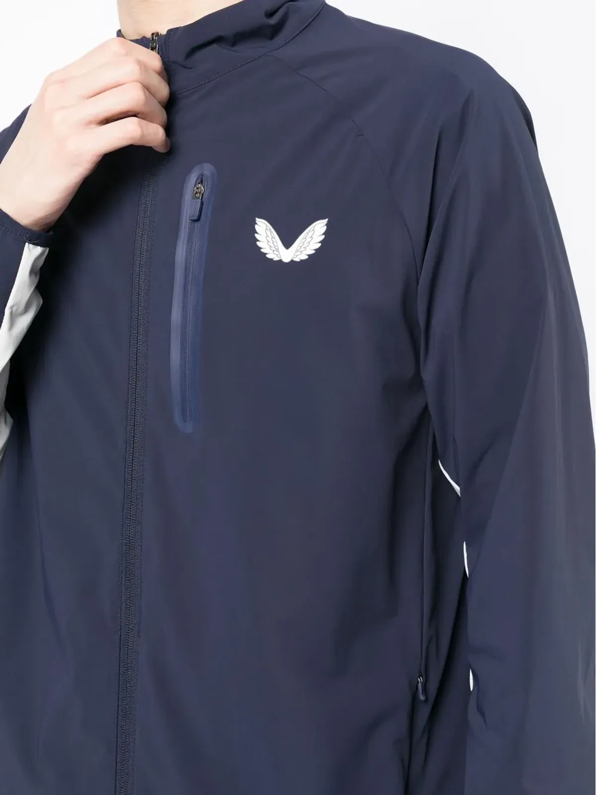 Castore ロゴプリント入りの軽量ジャケット - 画像5