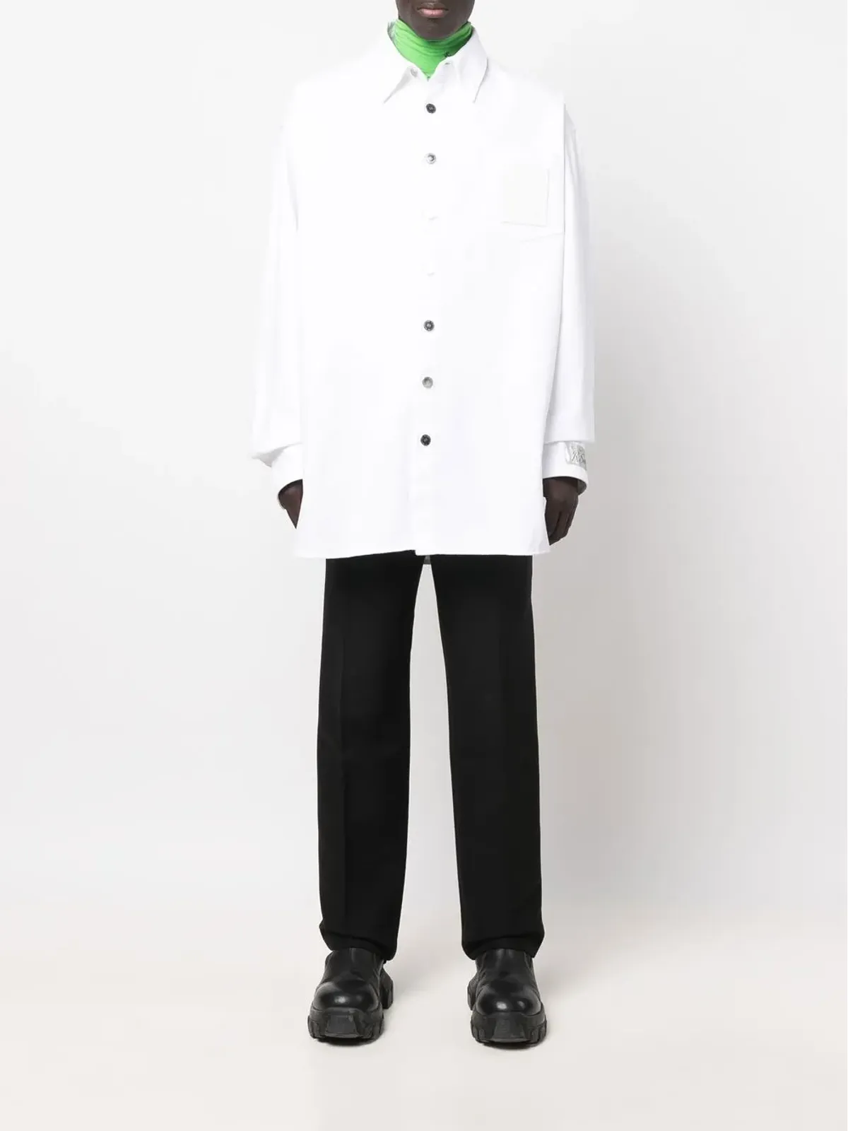 Raf Simons 長袖デニムシャツ - 画像2