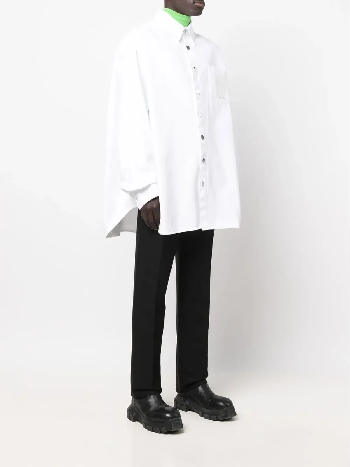 Raf Simons 長袖デニムシャツ - 画像3