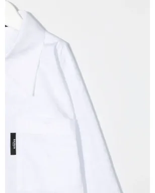 Balmain Kids ロゴパッチ長袖シャツ - サムネイル3