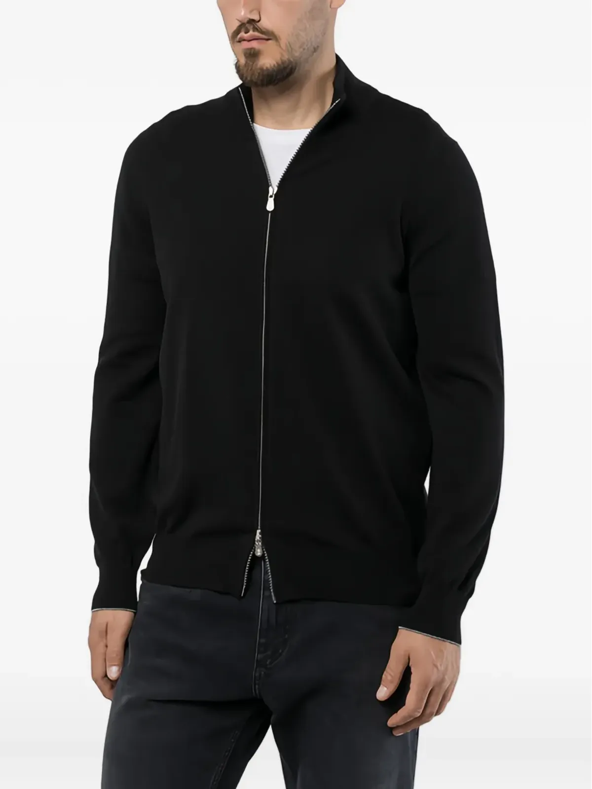 Brunello Cucinelli ジップネック カシミア カーディガン - 画像2