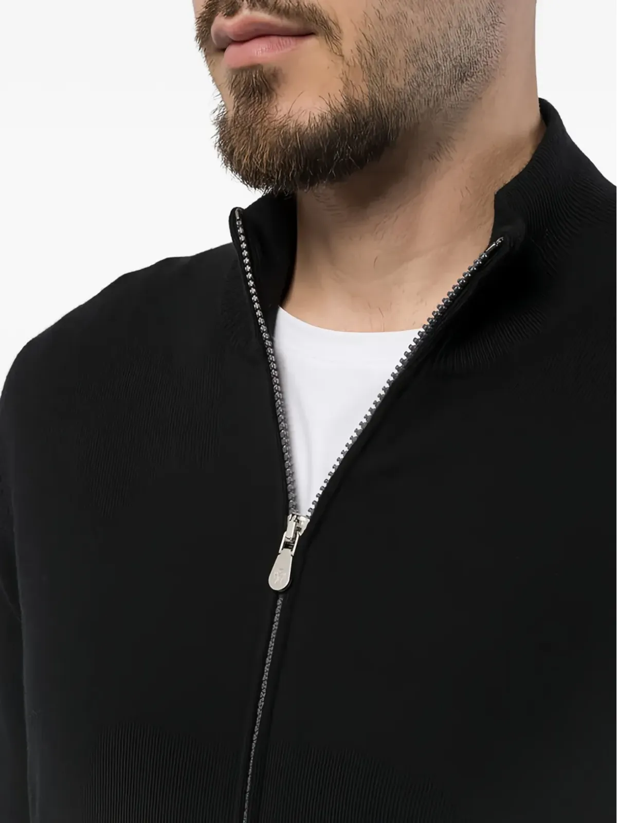 Brunello Cucinelli ジップネック カシミア カーディガン - 画像4