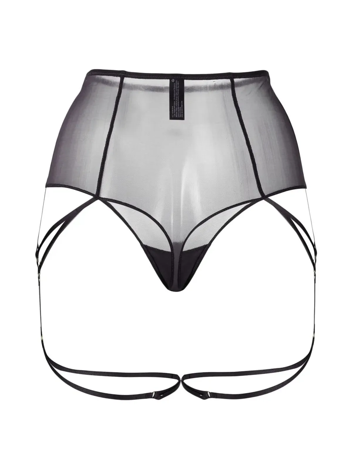 Maison Close L'Amoureuse ハイウエスト Tバックショーツ - 画像2