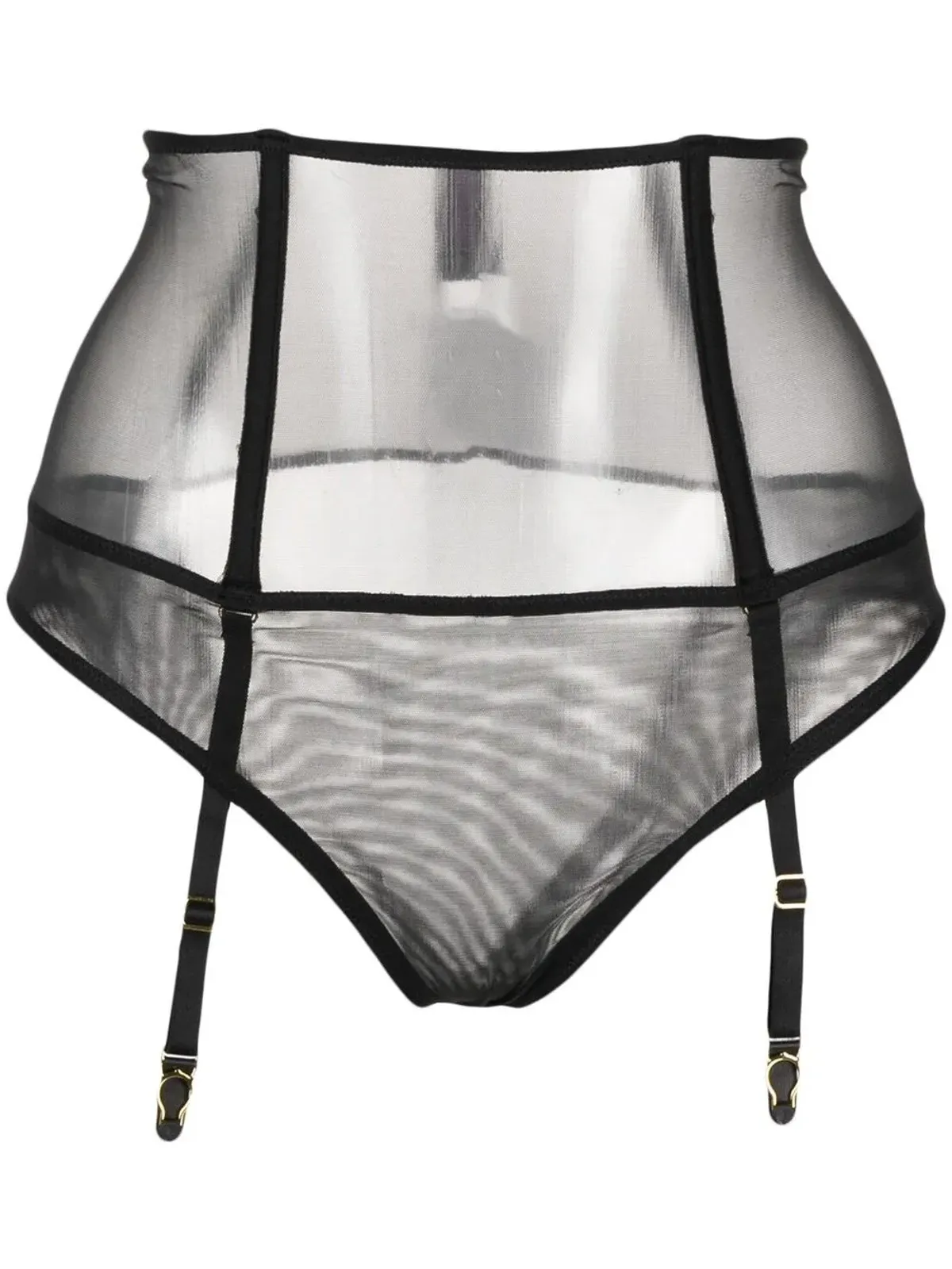 Maison Close L'Amoureuse high-waist garter thong - 画像1