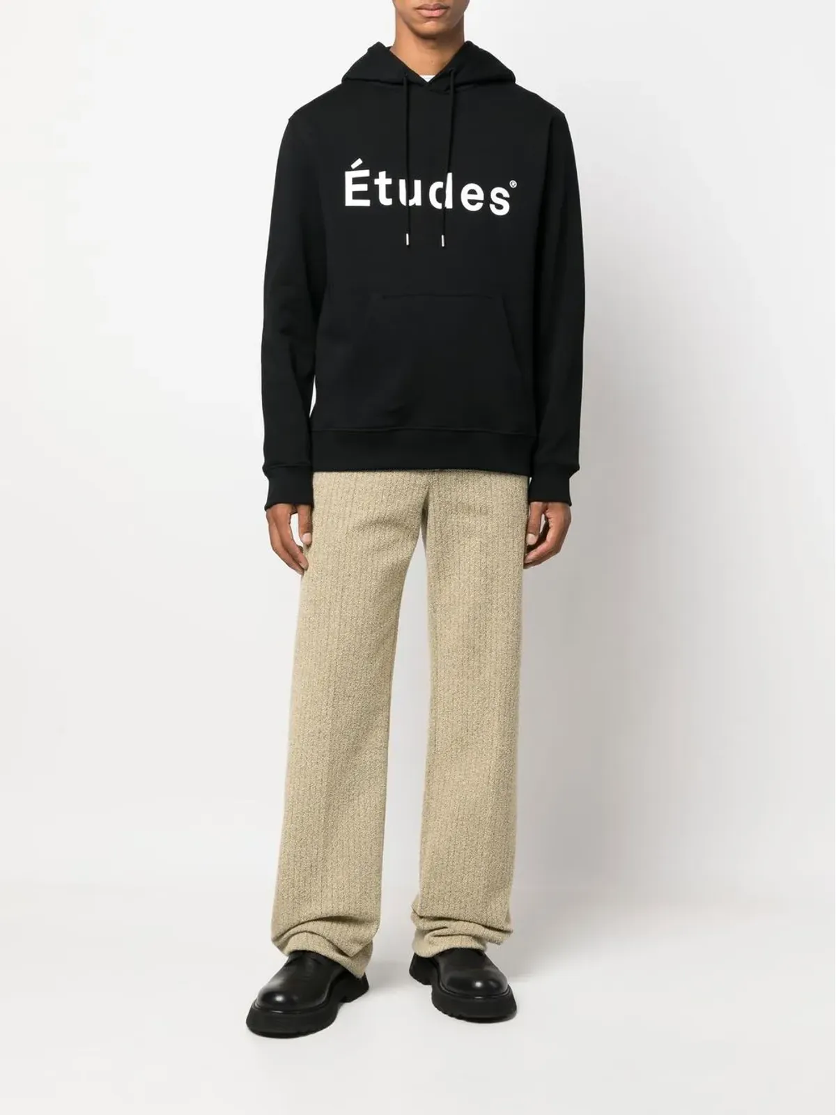 Études Studio Klein ロゴプリント コットン パーカー - 画像2