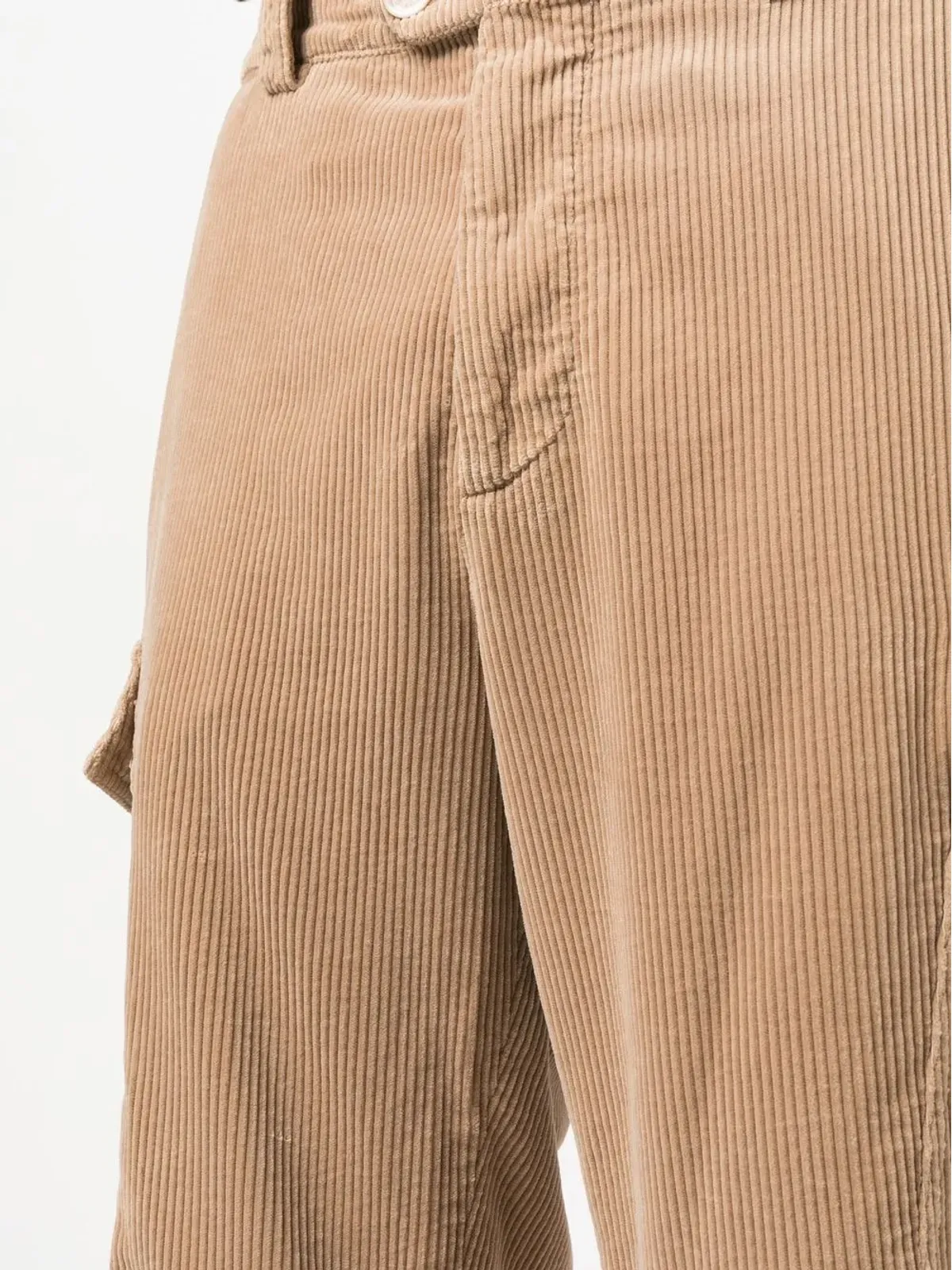 Brunello Cucinelli クロップド コーデュロイパンツ - ベージュ系 - 画像5