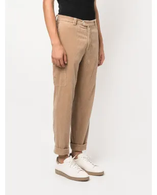 Brunello Cucinelli クロップド コーデュロイパンツ - ベージュ系 - サムネイル3
