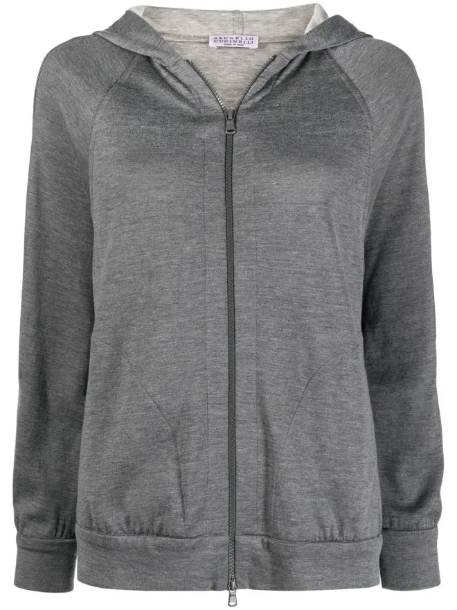 Brunello Cucinelli Brunello Cucinelli ジップアップフーディーの商品画像