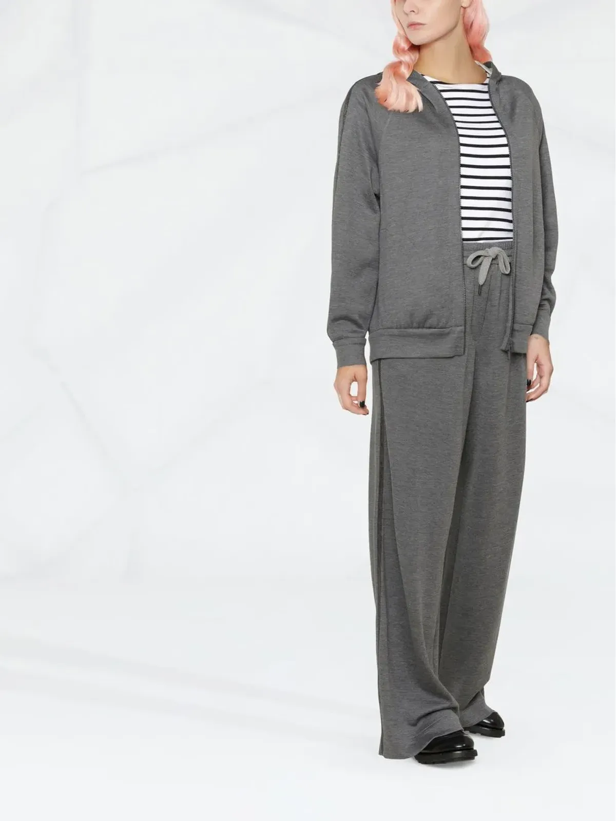 Brunello Cucinelli ジップアップフーディー - 画像2