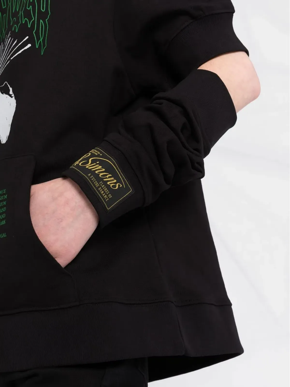 Raf Simons グリムローラー柄フーディ - 画像5