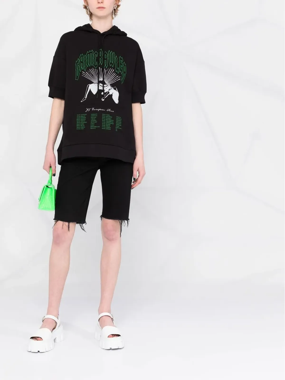 Raf Simons グリムローラー柄フーディ - 画像2