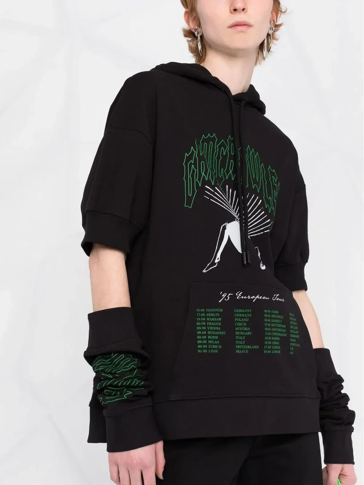 Raf Simons グリムローラー柄フーディ - 画像3