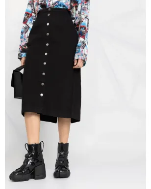 Raf Simons ボタン開きミディスカート - サムネイル5