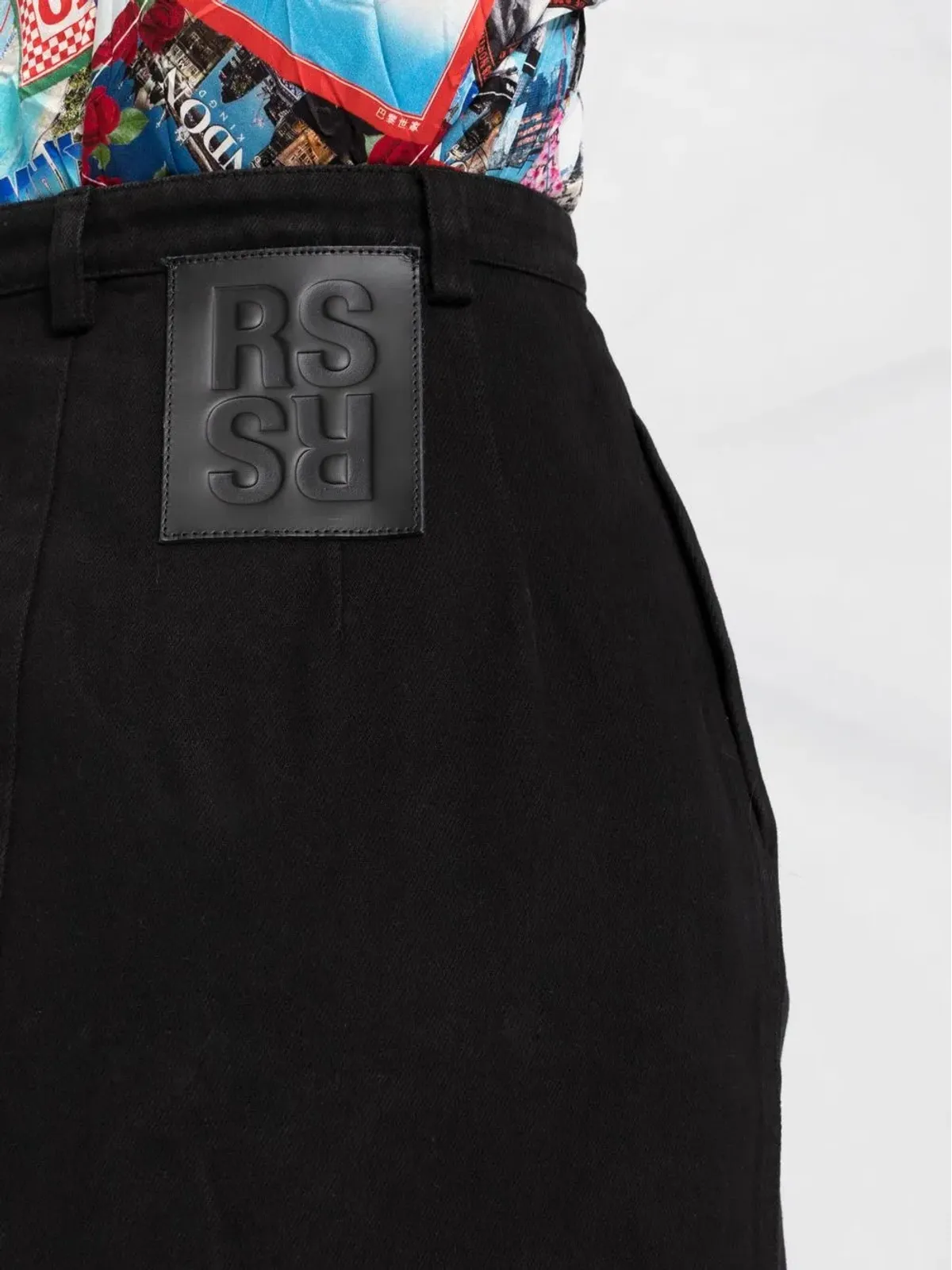 Raf Simons ボタン開きミディスカート - 画像3