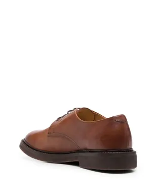 Brunello Cucinelli ブルネロ・クチネリ レースアップレザー ダービーシューズ ブラウン - サムネイル3