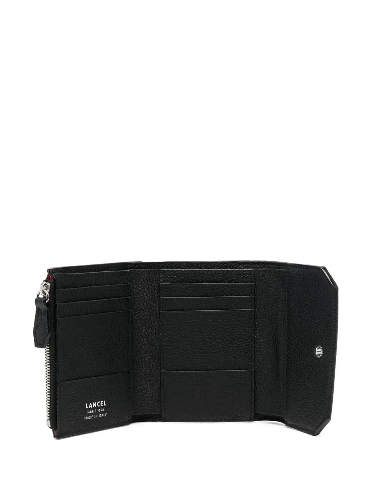 Lancel ロゴパッチ レザー 財布 - ブラック - 画像3
