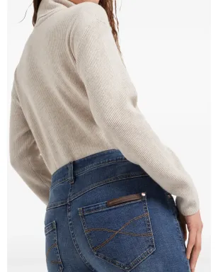 Brunello Cucinelli ダメージ加工デニムジーンズ - サムネイル5