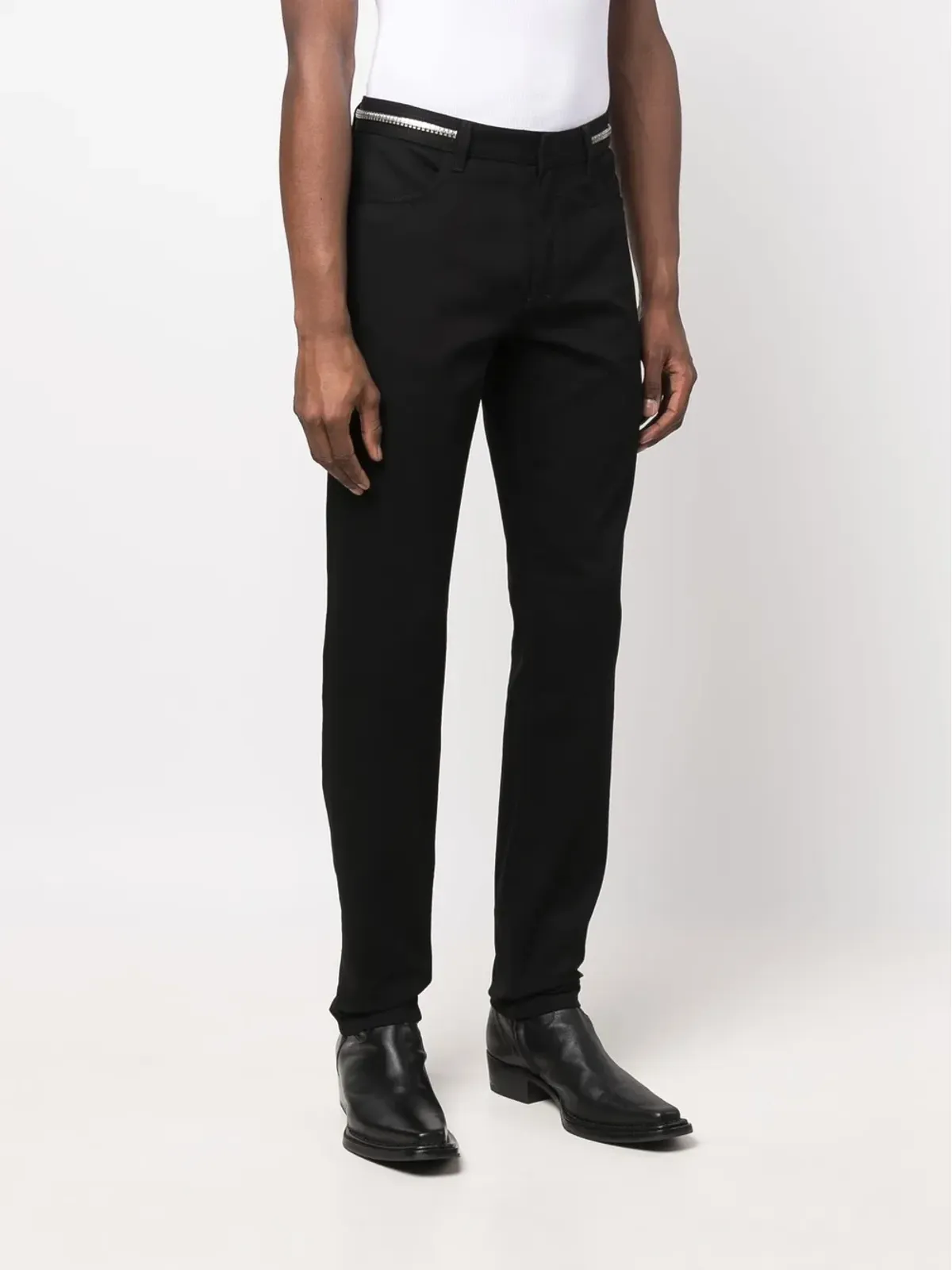 Givenchy 4Gチェーン装飾のスキニージーンズ - 画像3