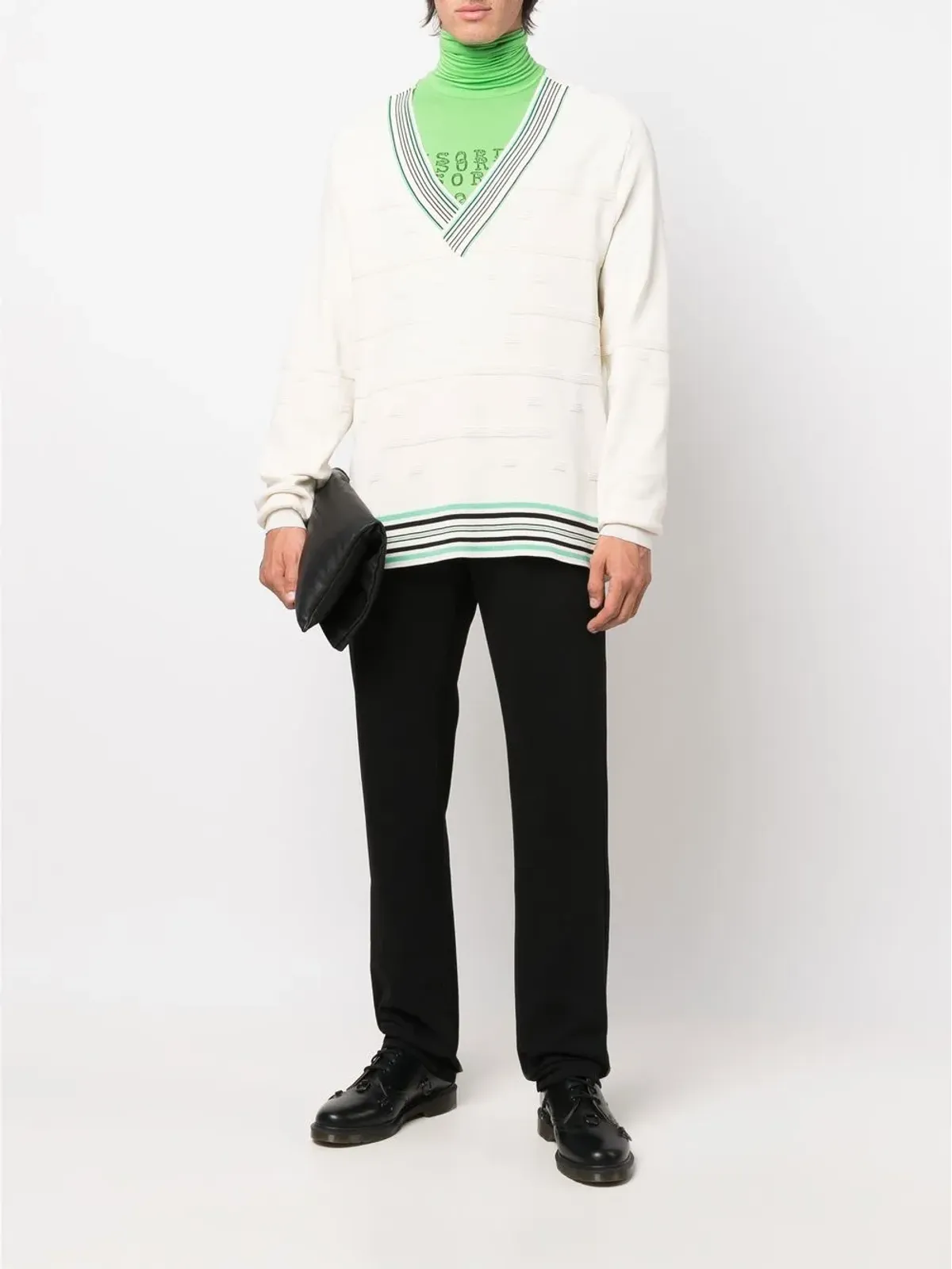 Raf Simons ミッドライズストレートジーンズ - 画像2