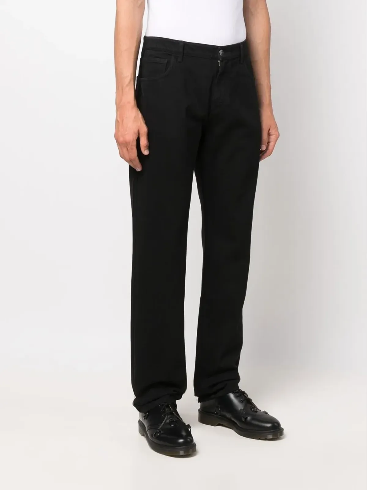 Raf Simons ミッドライズストレートジーンズ - 画像3