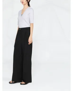 Brunello Cucinelli Vネック半袖トップス - サムネイル4