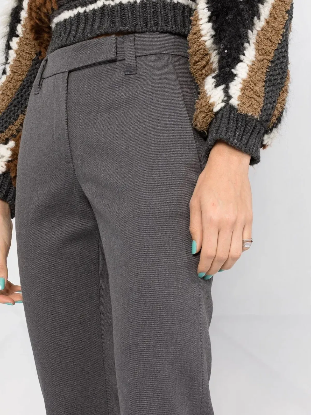 Brunello Cucinelli テーラード テーパードパンツ - グレー - 画像5