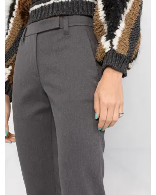 Brunello Cucinelli テーラード テーパードパンツ - グレー - サムネイル5